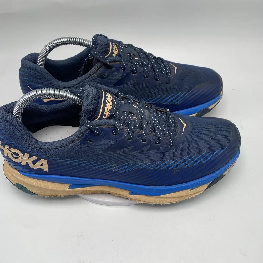 Hoka One One Shoes Women Size 9 Blue Torrent 2 Trail Road Running Sneakers 3978 - Picture 8 of 16
